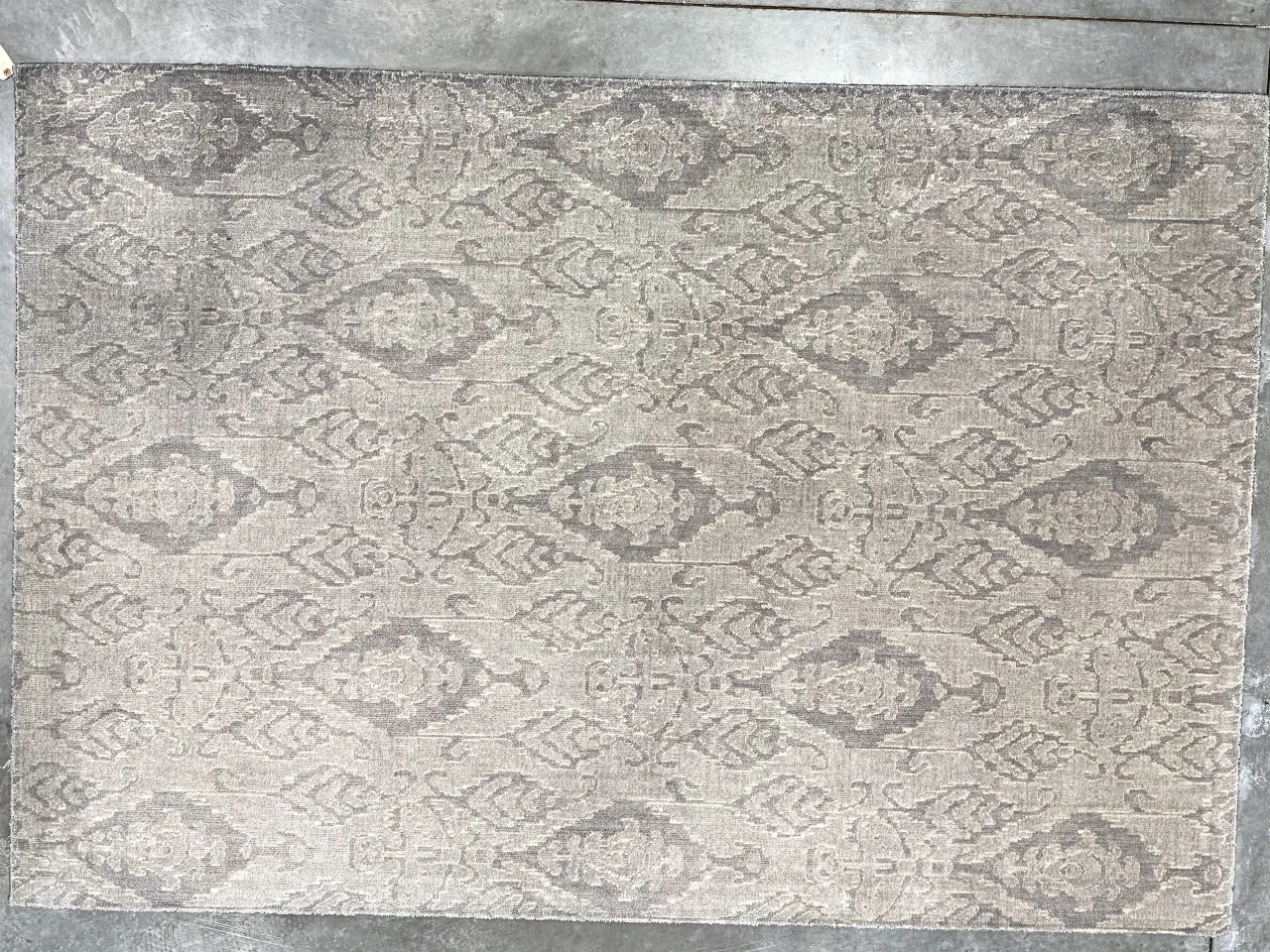 Gray silk rug after cleaning, Camas, WA
