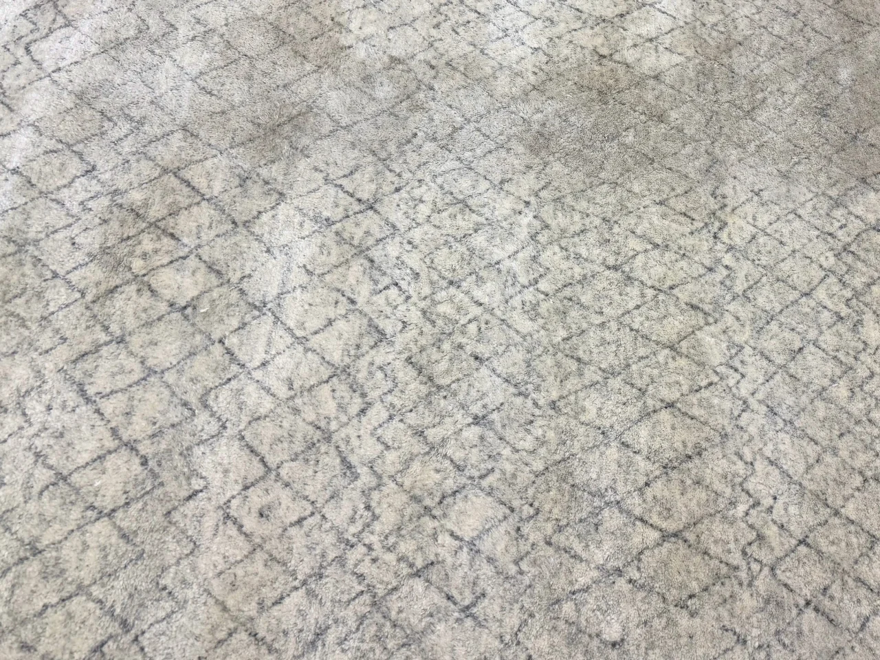 Modern wool rug after cleaning, Lake Oswego, OR
